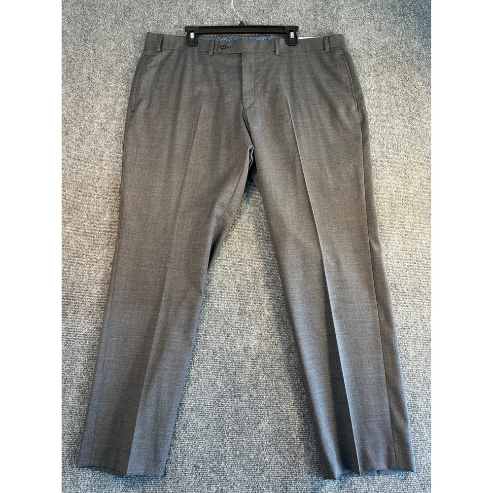 Lauren Ralph Lauren Mens UltraFlex Charcoal Grey Wool Dress Pants 40W 30L NEW